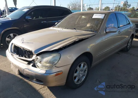 2001 Mercedes-Benz S 430 z USA, uszkodzony, nr VIN WDBNG70J61A189945